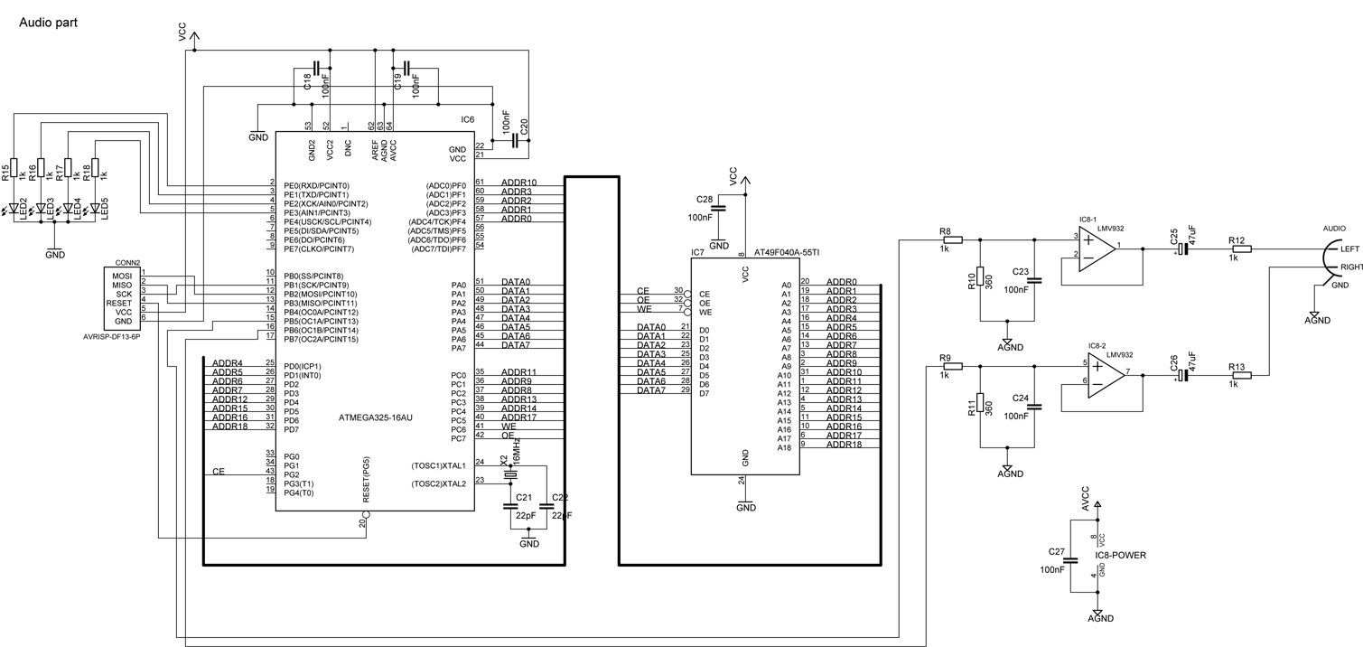 Audio part schematic