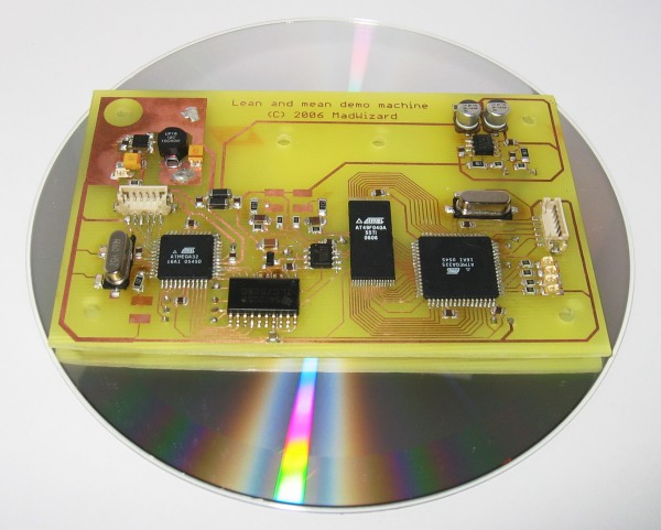 Etched PCB on a CD
