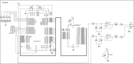 Audio part schematic