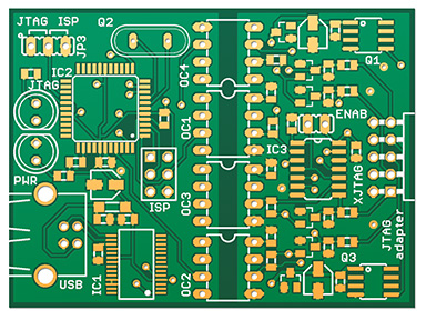 Photoshop PCB rendering