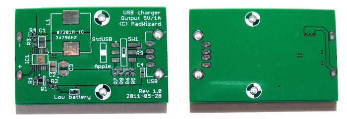 USB charger PCBs
