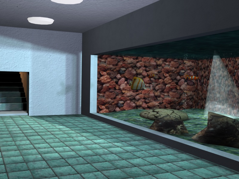 Aquarium corner