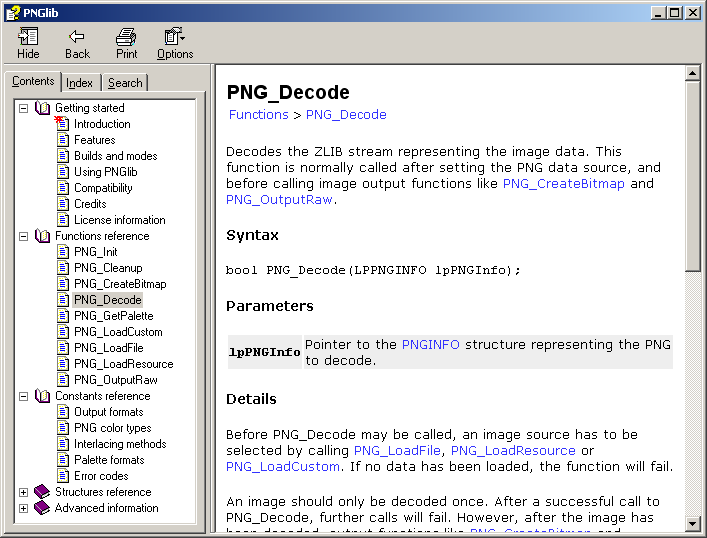 PNGlib documentation