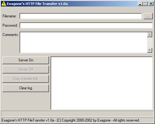 HTTPFT screenshot